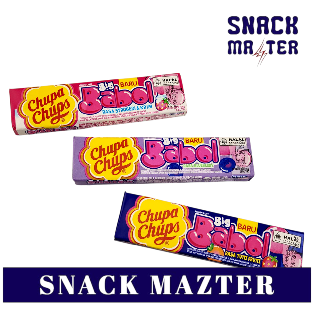 

Permen Karet Big Babol Stick - Netto 22.5 gr (Isi 5 butir)