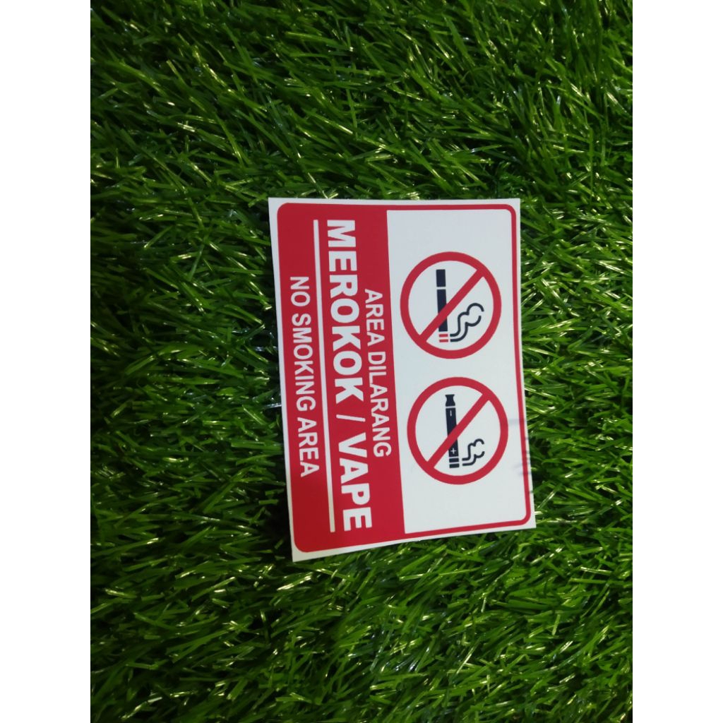 

stiker vinyl no smok