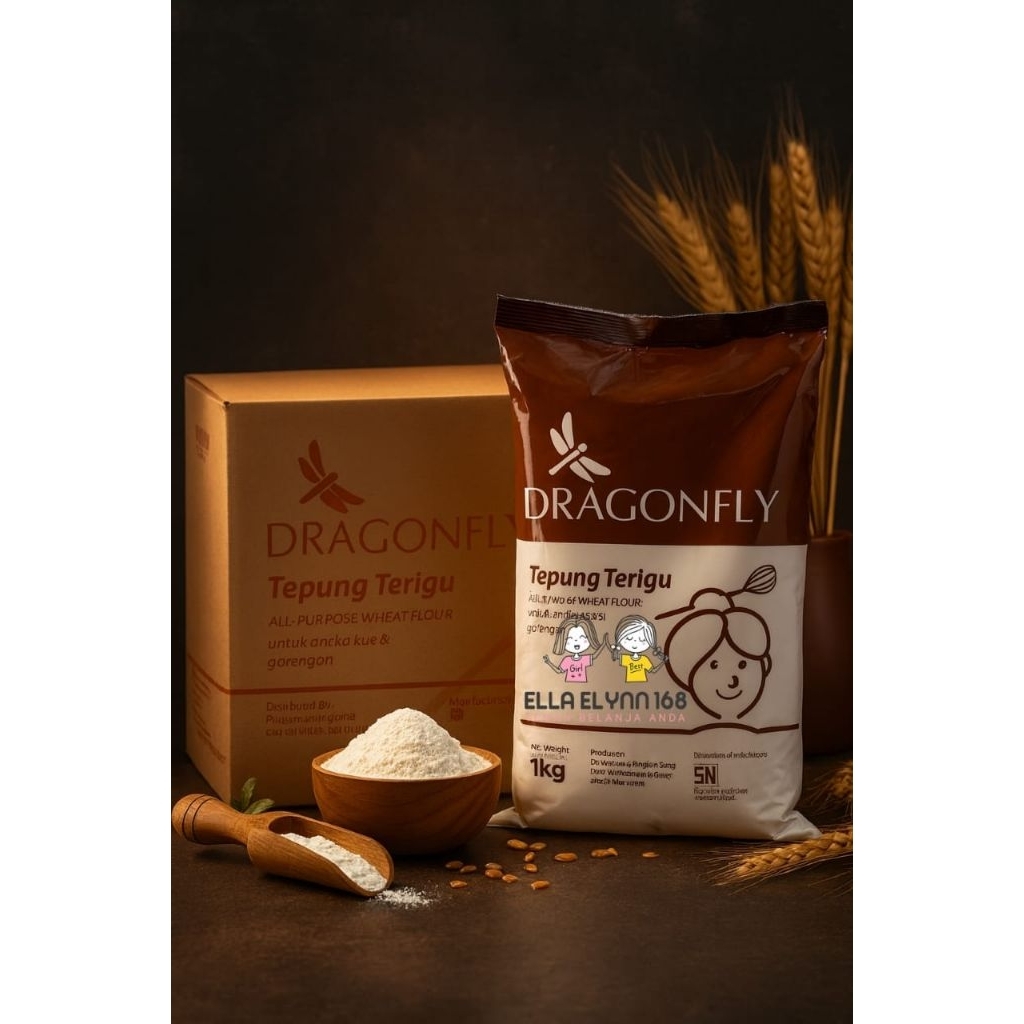 

DRAGONFLY Tepung Terigu isi 10pack x 1 Kg
