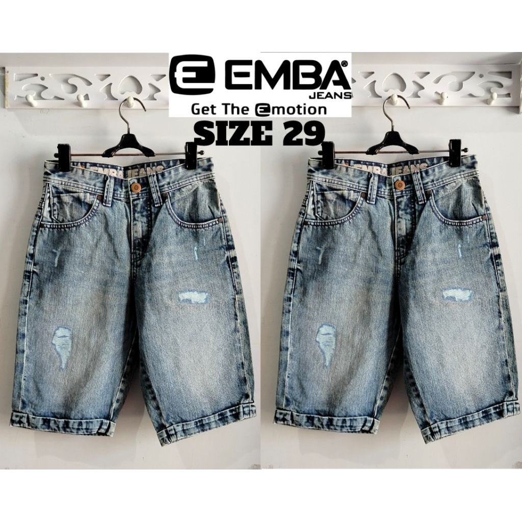 CELANA EMBA CELANA PENDEK ORIGINAL BRAND EMBA SIZE 29
