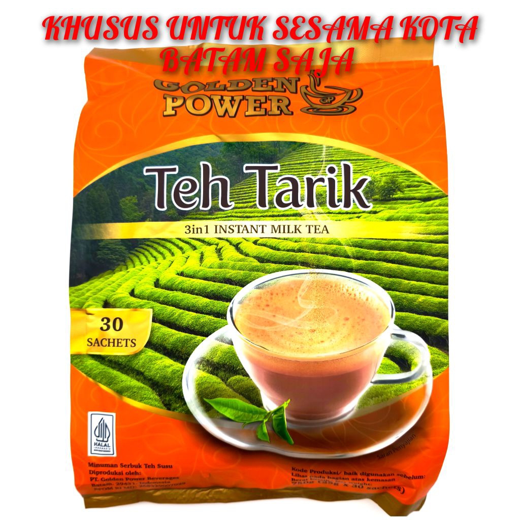 Golden Power Teh Tarik 750gram isi 30 sachets
