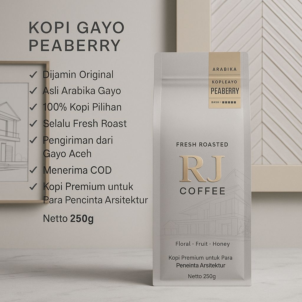 

Kopi Arabika Gayo Pearbery/Kopi Lanang biji tunggal asli Gayo premium