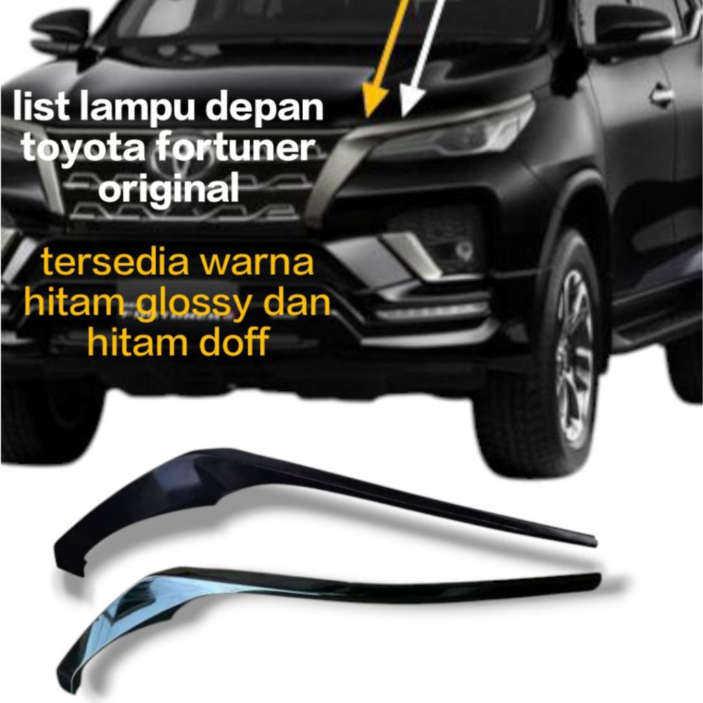 list lampu headlamp toyota fortuner GR Sport original