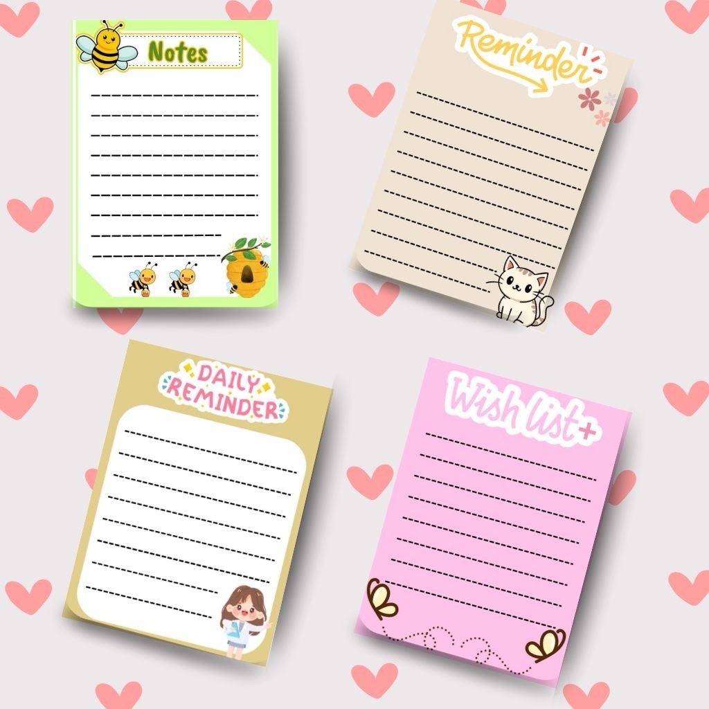 

Note pad lucu gampang di bawa kemana-mana