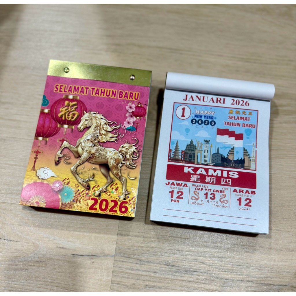 

Kalender 2026 Tahun Kuda Harian Sobek H