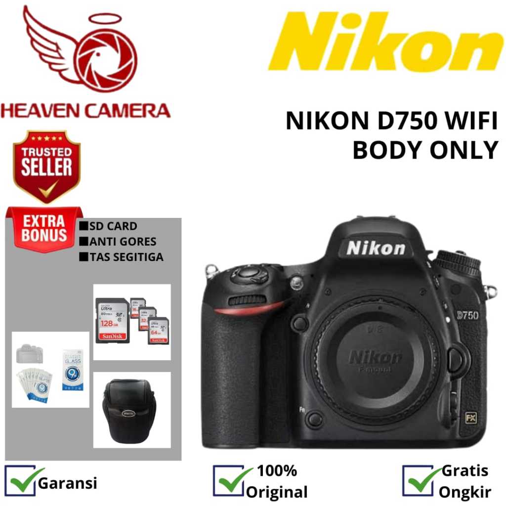 NIKON D750 BODY ONLY KAMERA DSLR / NIKON D750 BODY ONLY