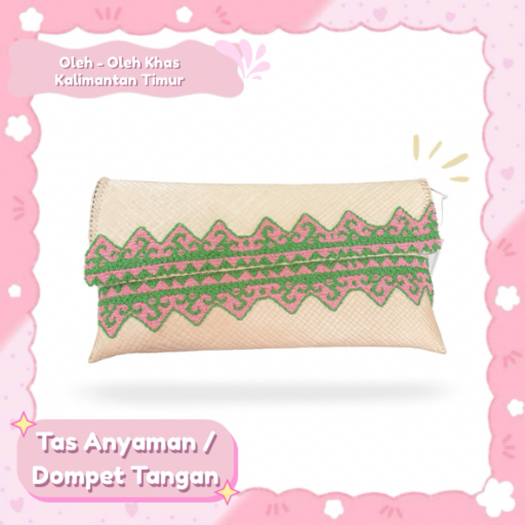 TAS ANYAMAN / DOMPET TANGAN - Khas Kalimantan Timur