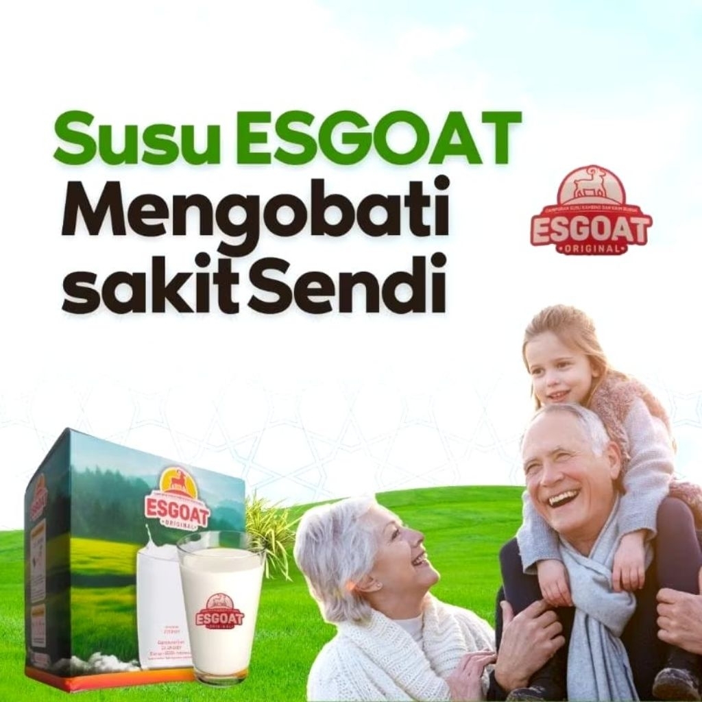 Susu Kambing etawa ESGOAT original mengobati sakit sendi
