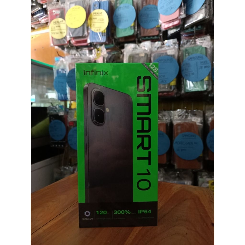 Infinix Smart 10 RAM 4GB ROM 128GB – Layar Luas, Baterai Besar, Garansi Resmi