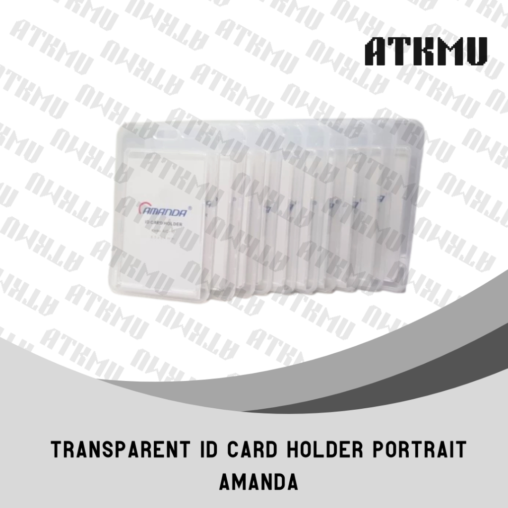 

Transparent ID Card Holder Portrait Amanda