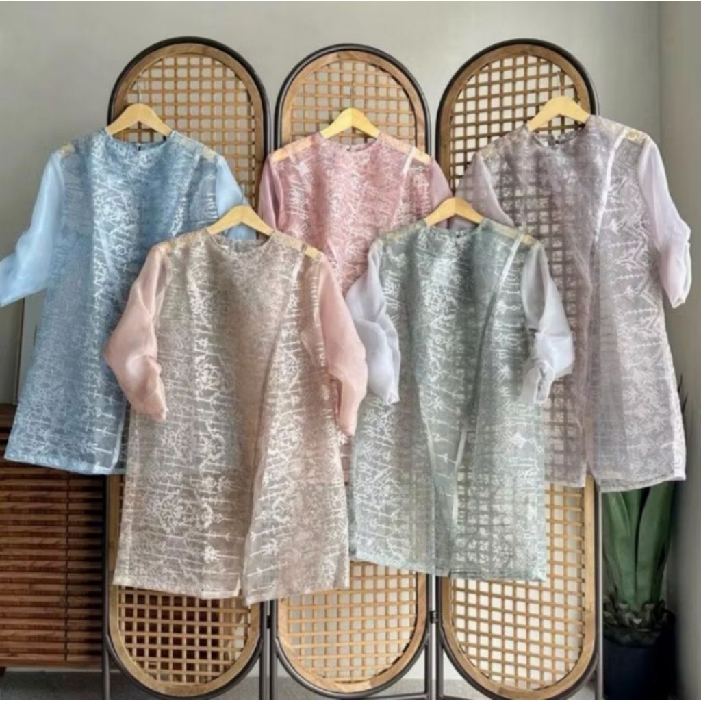 OUTER KARDIGAN NAGITA TILLE ETNIK SAPTO MIX ORGANZA