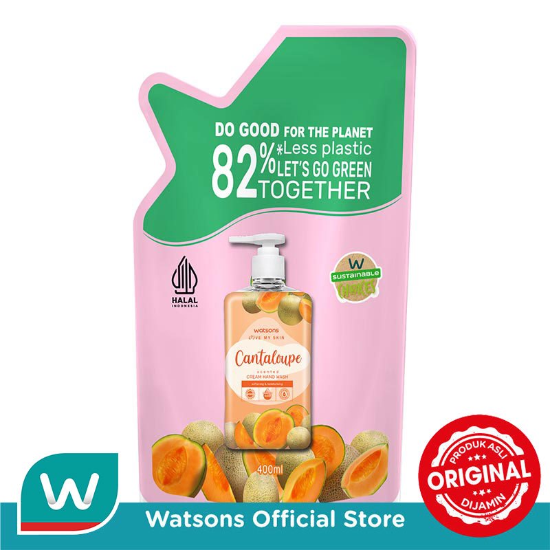 Watsons Cantaloupe Cream Refill Hand Wash 400ml