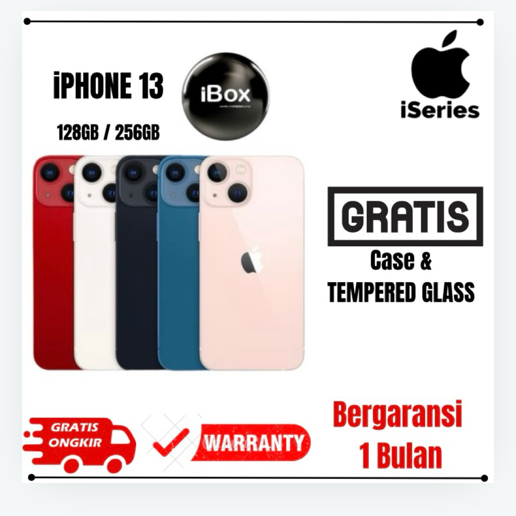 iPhone 13 128GB 256GB iBox Resmi Original