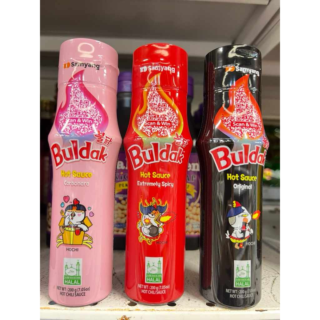 

samyang hot saus buldak carbonara dan extrem spicy