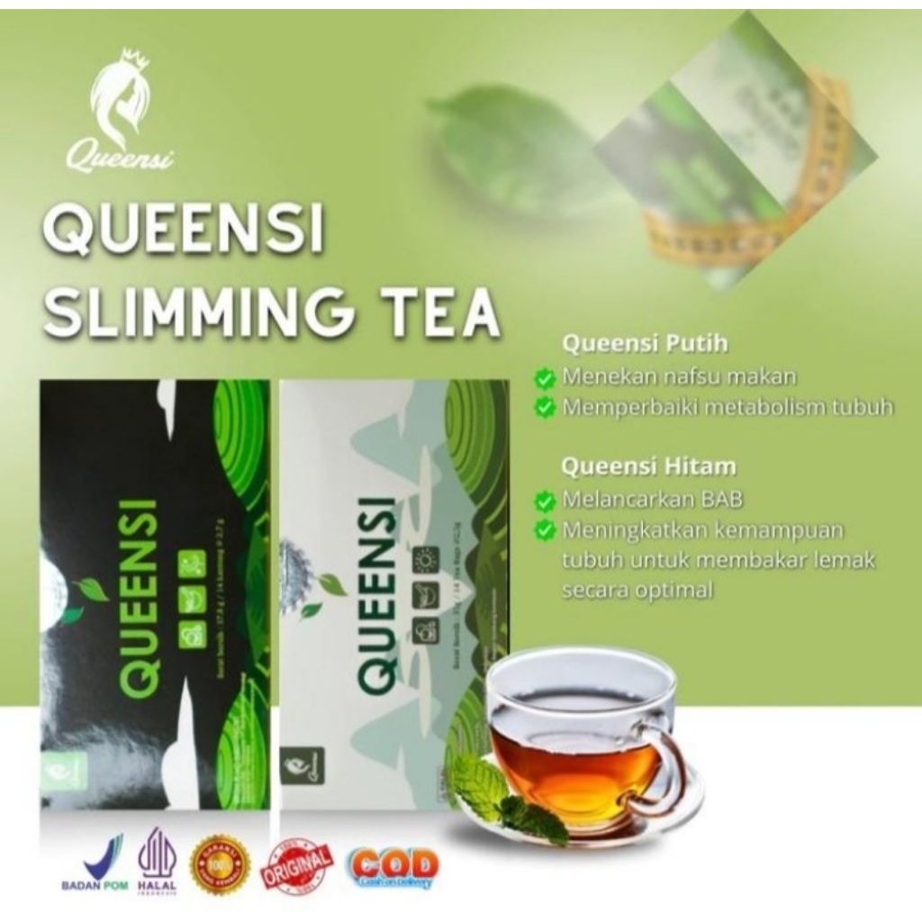 

Teh Queensi Slimming Tea Pagi Dan Malam