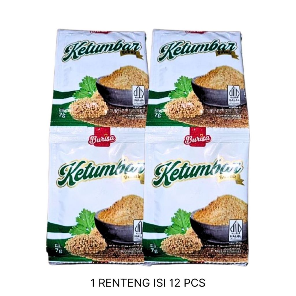 

Burisa Ketumbar Bubuk 4gr (Renteng isi 12pcs)
