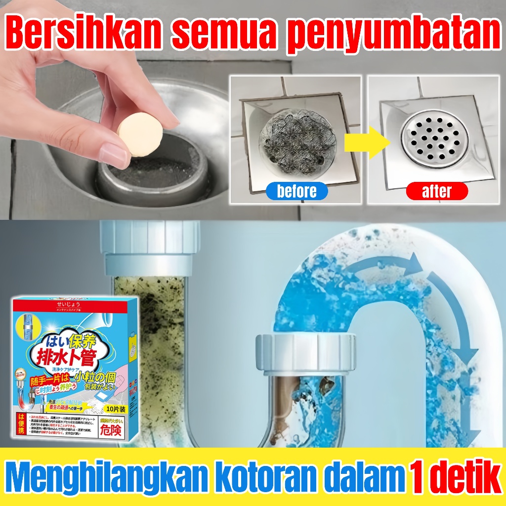 Pembersih saluran air tersumbat anti sumbat wc wastafel mampet ampuh