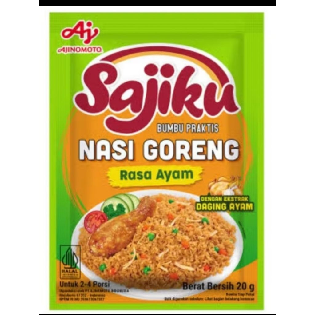 

Sajiku Bumbu Nasi Goreng Rasa ayam SATUAN/BUNGKUS 20g murah | HFnusantara