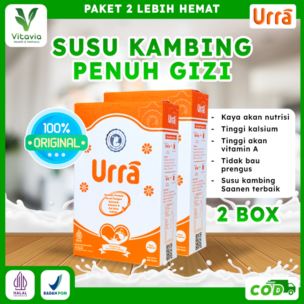 

Susu Urra 2 Box Lebih Hemat | Susu Kambing Penuh Gizi Penambah Berat Badan dan Tinggi Badan Anak