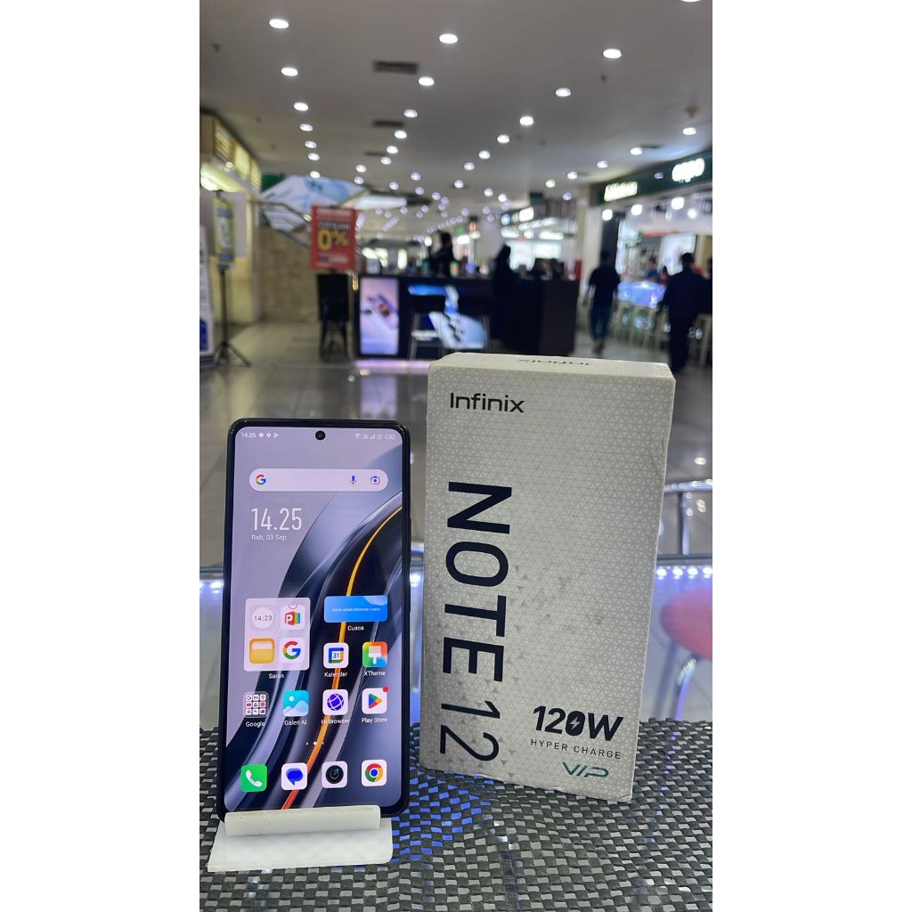 INFINIX NOTE 12 8/256GB SECOND SEKEN BEKAS RAM 8 INTERNAL 256