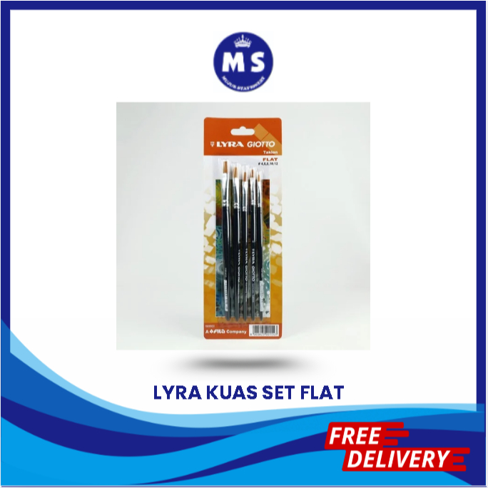 

Lyra-Brush / Kuas Set Round 00, 02, 04, 06, 08 RED 569900