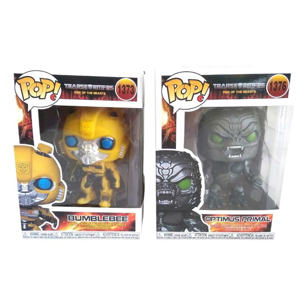 Planet Toyz - Mainan Anak Miniatur Pop Bumble Bee, Optimus Prime & Optimus Primal