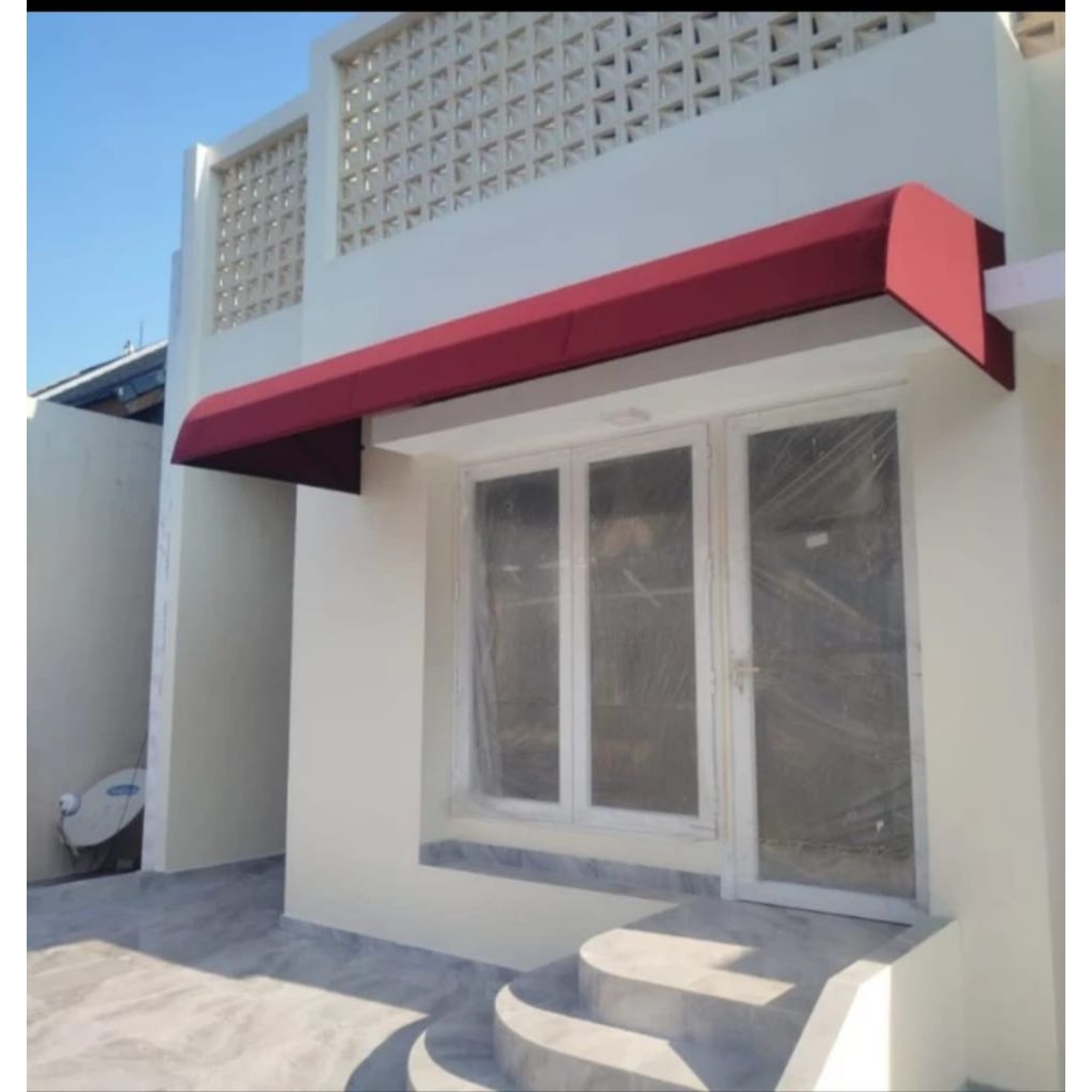 kanopi kain model lengkung