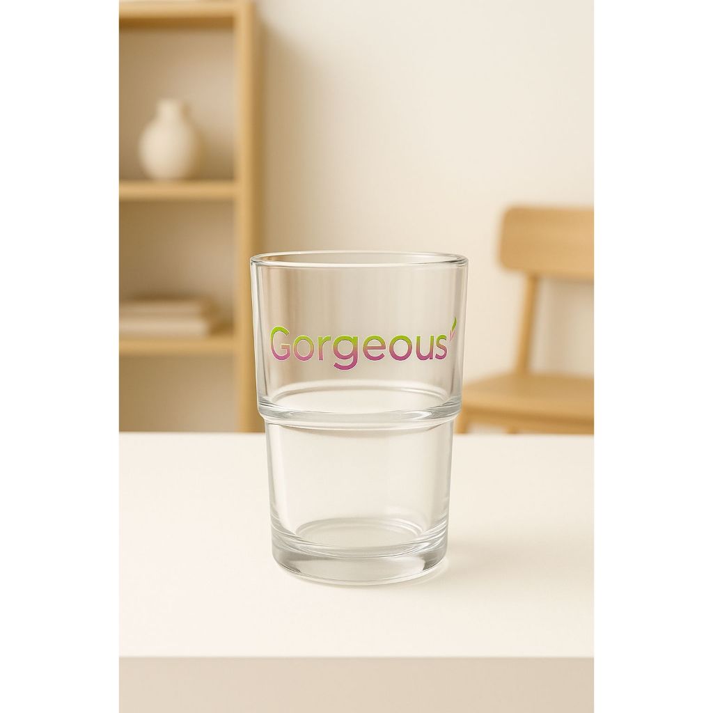 GELAS KOPI MUG CUSTOM UV DTF GELAS CUSTOM BM229 BOTOL CUSTOM NAMA BOTOL KACA CUSTOM