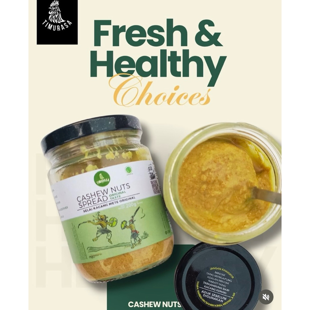 

SELAI KACANG METE TIMURASA / CASHEW NUTS SPREAD ORIGINAL