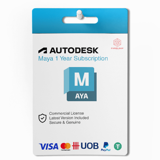 Autodesk Maya 2026 Commercial License – Resmi 1 Tahun (Single User)