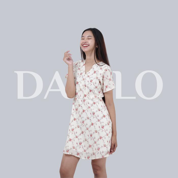 DANILO | Alina Dress Pendek Motif Bunga Wanita