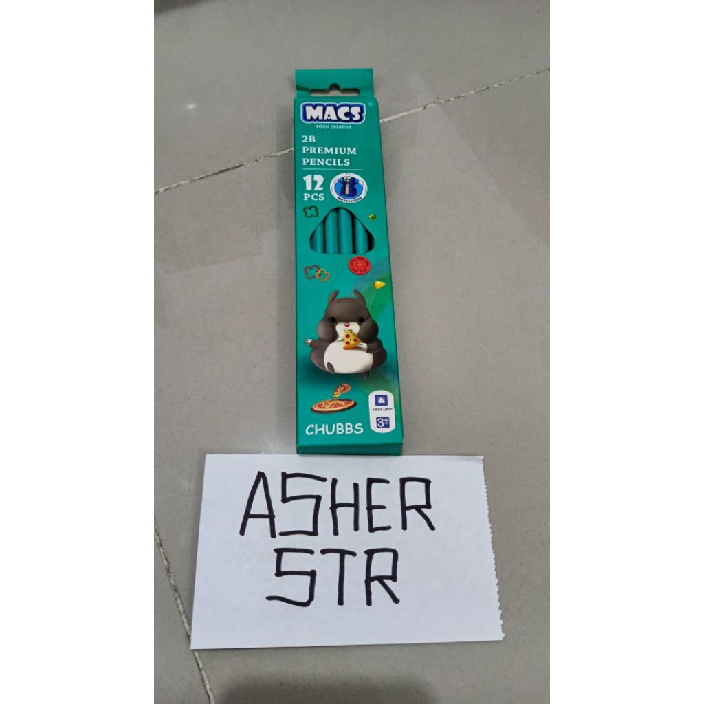 

1 Pack Pensil 2B Seri : Chubbs