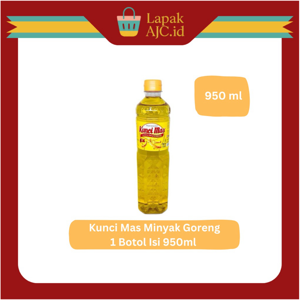 

Minyak Goreng Kunci Mas 1 Botol Isi 950ML