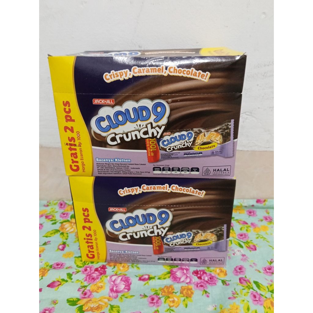 

Cloud9 Crunchy Caramel Chocolate isi 24 pcs