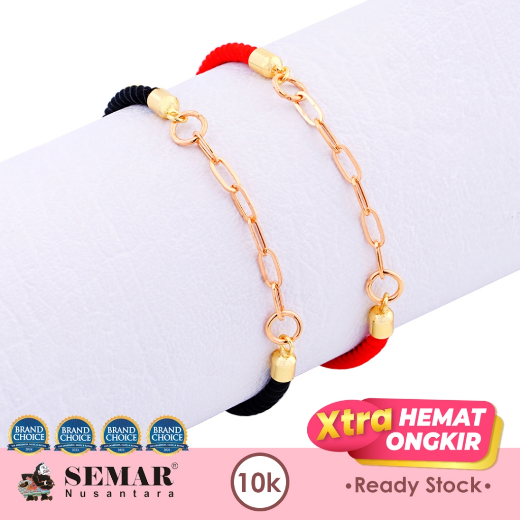 Gelang Tali Emas Catena Gold 10K Semar Nusantara