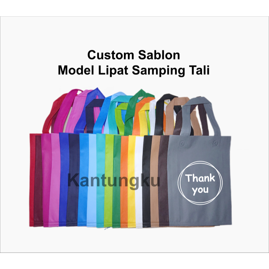 

Tas spunbond / goodie bag HLS (Tali) custom sablon