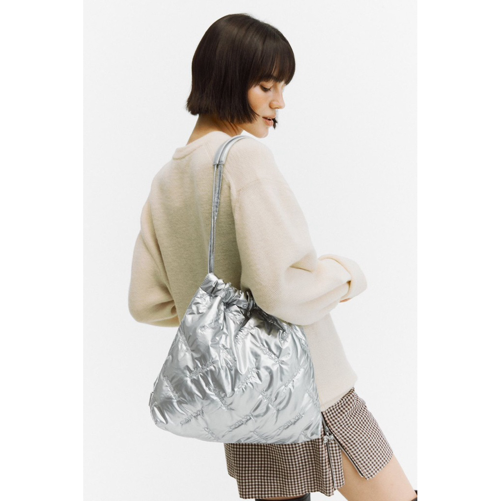 Carlyn Twee Bag silver preloved sale