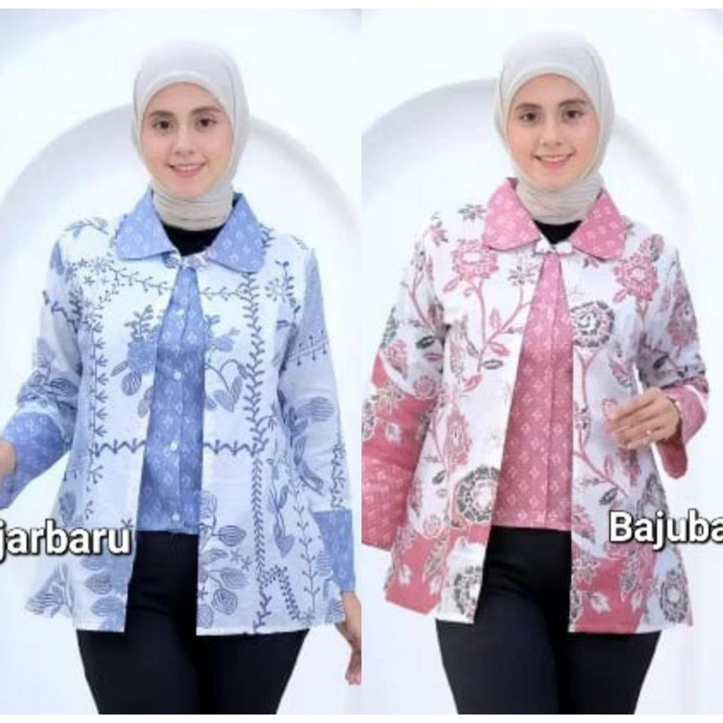 Balero Batik Kuliah Kerja  / Atasan Batik Wanita  / Batik Kuliah /Batik Sekolah / Batik Kantor