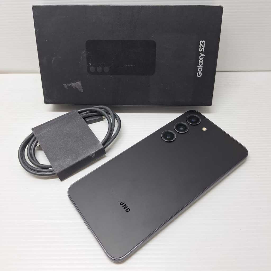 SEPERTI BARU 99% SAMSUNG GALAXY S23 5G 8/128 BLACK NO MINUS FULLSET
