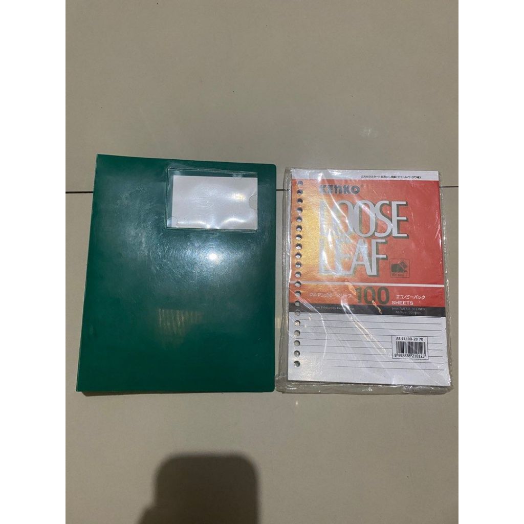 

Binder Buku Catatan / Binder Notebook / Binder Ring / Buku Binder / Kertas Isi Ulang