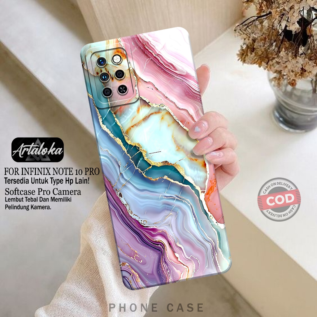 Softcase Hp Infinix Note 10 Pro Fashion Case Abstrak Case Infinix Note 10 Pro Silikon TPU Pro Camera
