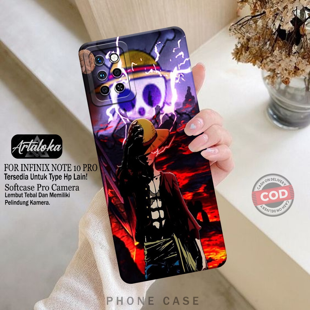 Softcase Hp Infinix Note 10 Pro Fashion Case Anime Case Infinix Note 10 Pro Silikon TPU Pro Camera C