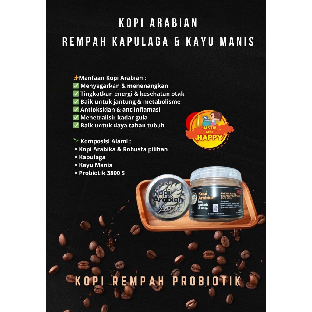 

Kopi Rempah | Aneka Kopi Bubuk Rempah Herbal | Kopi Herbal Probiotik | Coffee Rempah Sachet 10gram 1x Minum