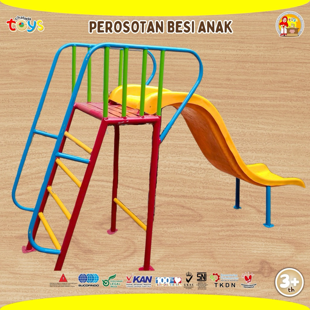 Chateda Toys - Perosotan Besi Mainan Outdoor Anak