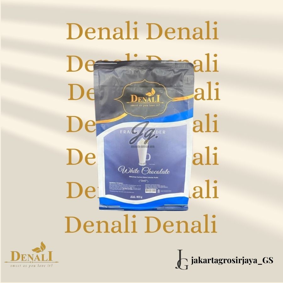 

DENALI BUBUK WHITE CHOCOLATE | POWDER COKLAT | COKELAT | COCOA 800 gr