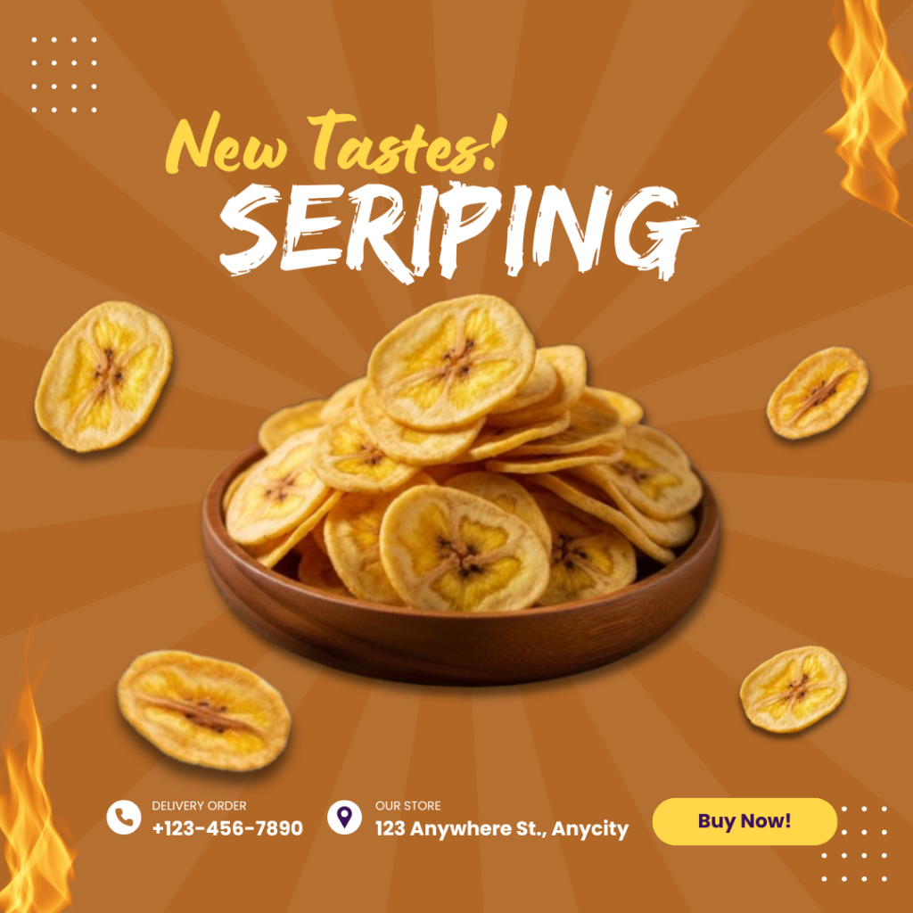 

Keripik pisang Rasa manis dan asin gurih 250G