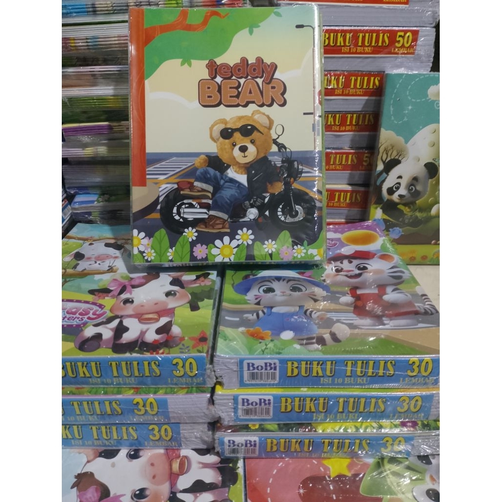 

buku tulis anak 30 lembar 1 pack isi 10pcs buku