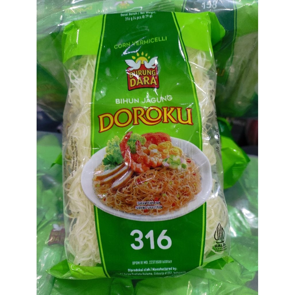 

BIHUN JAGUNG DOROKU 158 gr dan 316 gr