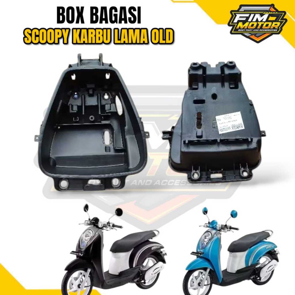 Box Bok Bagasi Honda Scoopy Karbu Lama