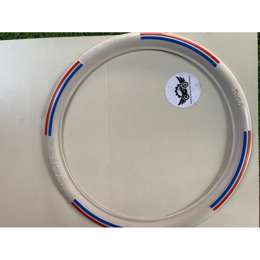 list ban karet lisban sepeda motor ring 14 warna biru merah